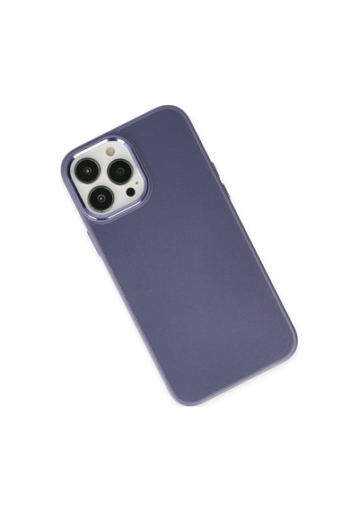 Apple iPhone  Uyumlu,  13 Pro Kılıf Asya Deri Silikon - Mor