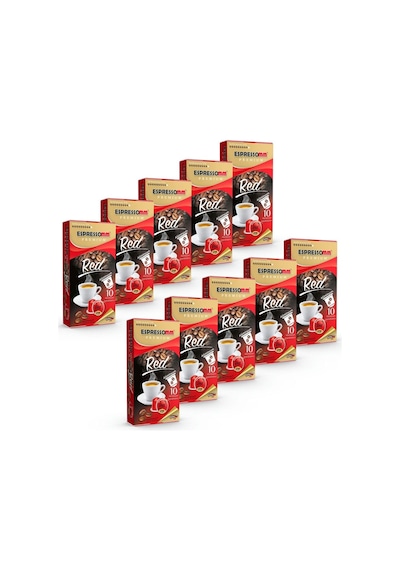 Espressomm® Premium Red Alüminyum Kapsül Kahve (100 Adet) - Nespr
