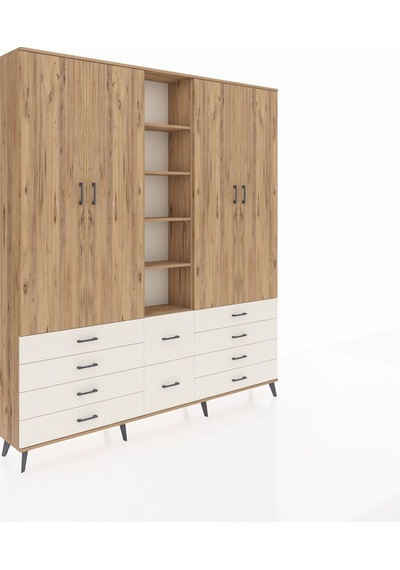 Arges Dolap 9 Raflı 10 Çekmeceli 2 Askılı 220x30x243 Çam-çam/aytaşı Atlas Çam/aytası Arges Dolap 9 Raflı 10 Çekmeceli 2 Askılı 220x30x243 Çam-çam/aytaşı Atlas Çam/aytası