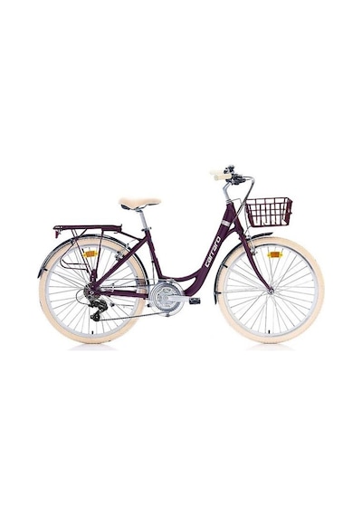 Carraro Juliet 26 Jant 430h 21v Vb Şehir Bisikleti Mürdüm Krem Mürdüm