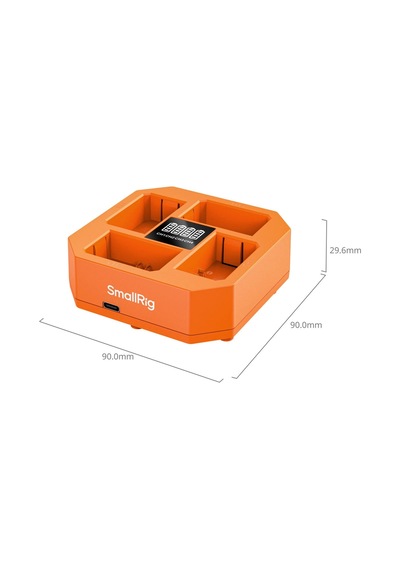 Smallrig 4839 Np-fz100 4 Kanallı Kamera Pil Şarj Cihazı Siyah