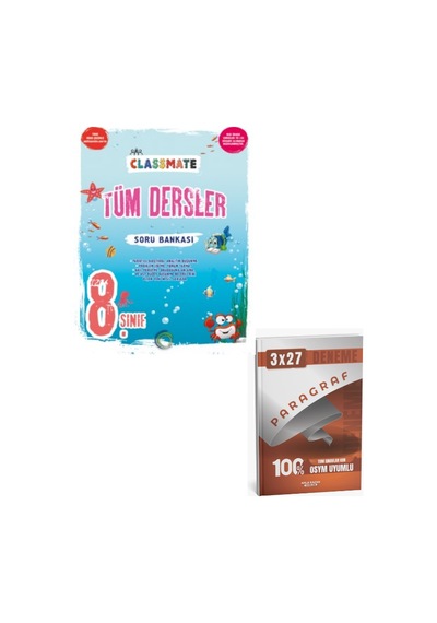2027 Okyanus 2027 8. Sınıf Classmate Tüm Dersler Soru Bankası+ Anla Kazan Paragraf