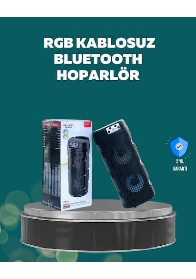 Hubrendy Tekno Uzun Pil Ömrü Sunan Kablosuz Bluetooth Hoparlör