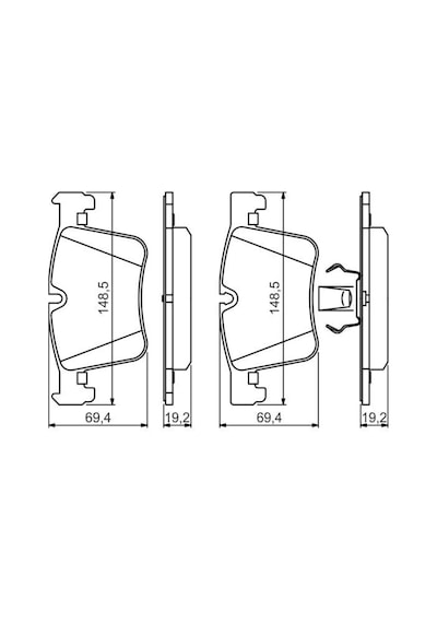 Bmw 4 F33 420D 2014-2019 Bosch Ön Balata