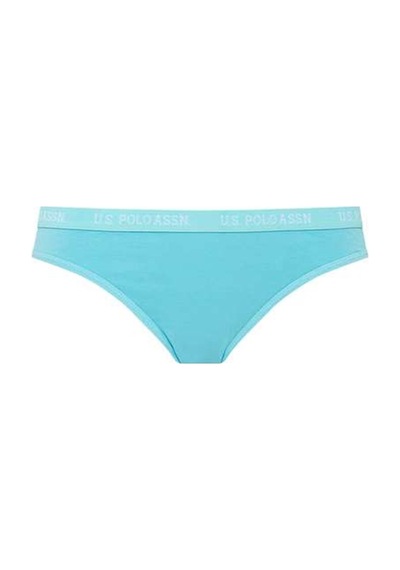 U.S. Polo Assn. U.s Polo Assn. 66119 Kadın 3 Lü Slip-mint&beyaz&gri Çok Renkli