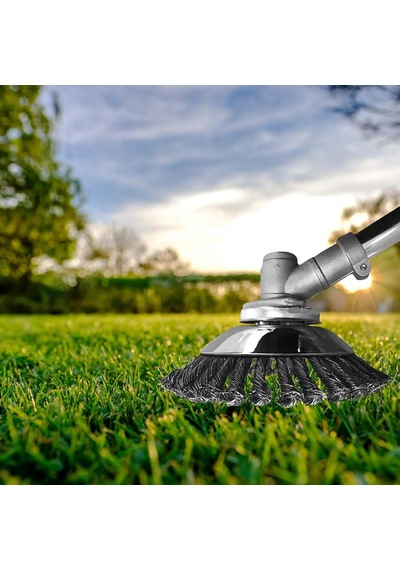 Por-max Profesyonel Tırpan Başlığı 24 Tel Fırçalı 6 Inch