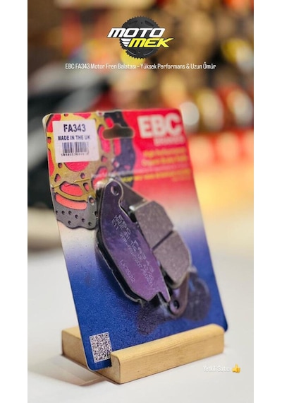 Yamaha Mw 125 Tricity Scooter Arka 14-16 Ebc Fa343 Motor Fren Balatası Yüksek Performans & Uzun Ö