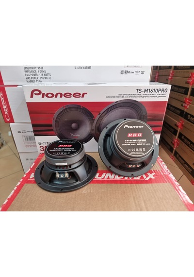 Pıoneer Ts-m1610pro 16 Cm Midrange 300w 100 Rms 1 Takım 2 Ade