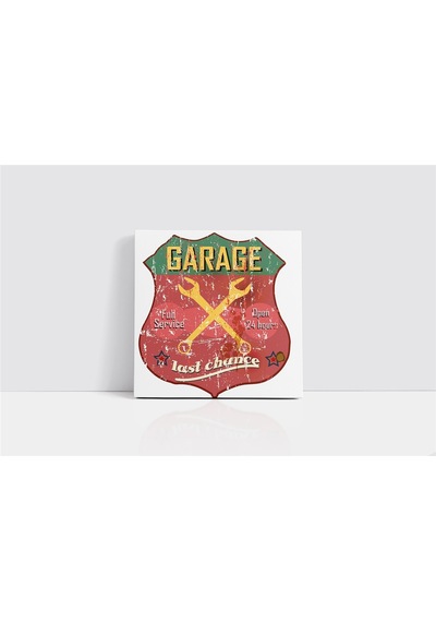 Vintage Retro Görsel Kanvas Tablo-154953