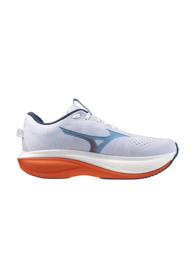 Mizuno Wave Rider 30 Erkek Koşu Ayakkabısı Beyaz / Turuncu Çok Renkli