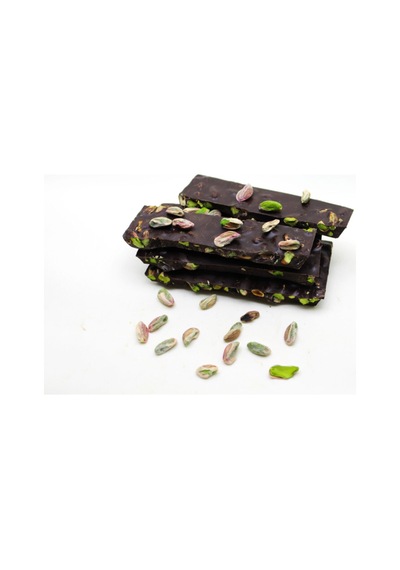 Dark Brown Antep Fıstıklı Bitter Beyoğlu Çikolatası Bitter Oranı %54 750 G
