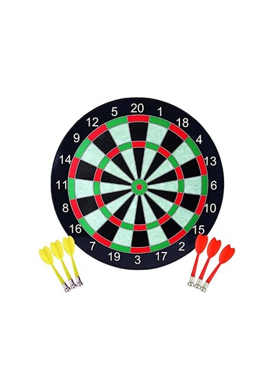 Dart Oyunu Mıknatıs Uçlu Çocuklar İçin Büyük Boy 36cm