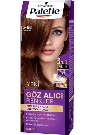 Palette Göz Alıcı Renkler 5 - 68 Kestane X 2 Adet
