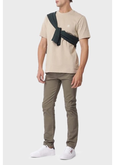 Tommy Hilfiger Erkek T Shirt Mw0mw39256 Rbt Kum Kum
