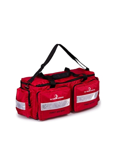 Comfort Plus İlk Yardım Çantası 2 Çepli Büyük Boy Kırmızı
