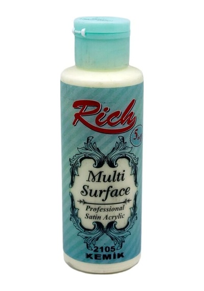 Rich Multi Surface Her Yüzey İçin Akrilik Boya 120 Cc. 2105 Kemik Renk