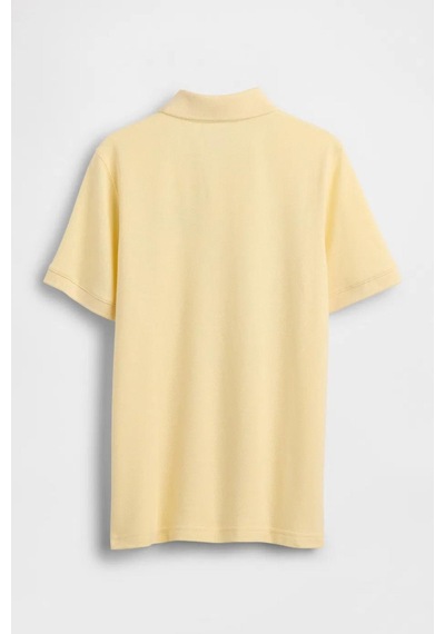 Gap Erkek Çocuk Logo Detaylı Pique Sarı Polo T-shirt-13556 Sarı