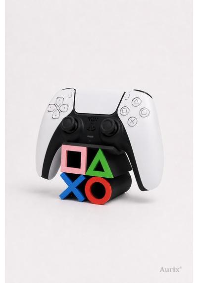 Playstation 5 Dualsense Joystick Standı - Renkli Joystick Kol Tutucu Siyah