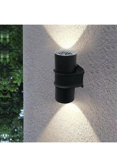 Çiftli Çağlayan Aplik Ip54 Dış Mekan Zita Beyaz, Günışığı, Yeşil, Turuncu Işık Bahçe Aydınlatma