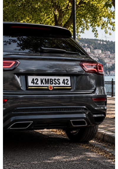 Kemboss Teşkilat Araba Plakalık 2'li Set - Universal Oto Plakalık Dayanıklı Araç Plaka Çerçevesi Özel Tasarım