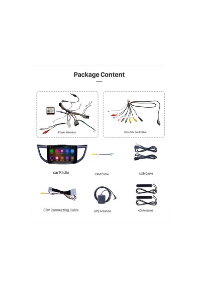 Honda Crv 2012+ Multimedya Navigasyon Usb Kamera Carplayer