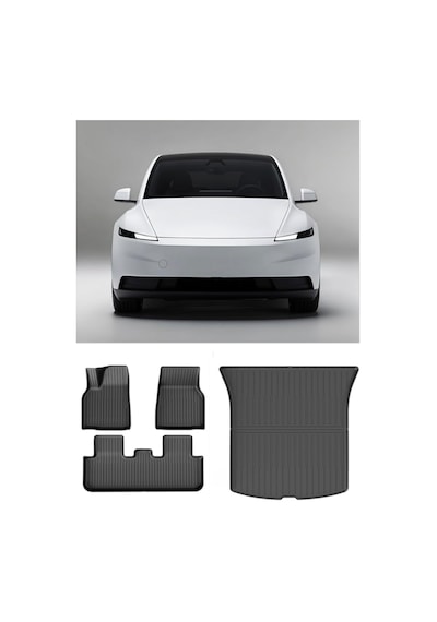Li Parts Tesla Model Y Standart 2025+ Uyumlu Premium Havuzlu Tpe Paspas 3.5 Mm Kalınlık, Koku