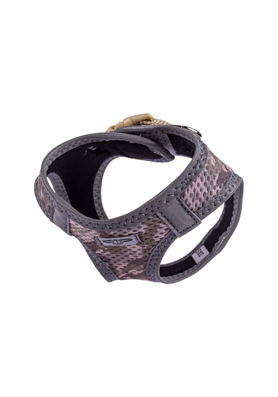 Doggie Havalı Dokuma Reflektör Serisi Küçük Irk Göğüs Tasması Kamuflaj 3XS-22-26Cm Kamuflaj