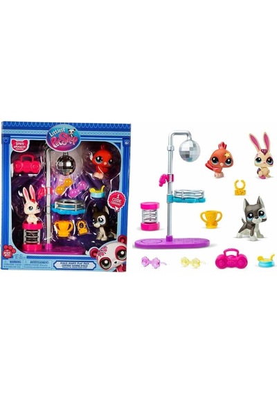 Mey İthalat 6377 Sun- Littlest Petshop Minişler Dısco Night Oyun Seti
