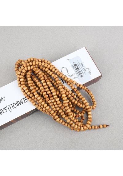 Çam Ağacı 500lük Tekerlek Kesim 6.5x5mm Zikir Tesbihi