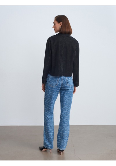 Dilvin 72095 %100 Pamuk Straight Jean-mavi Mavi