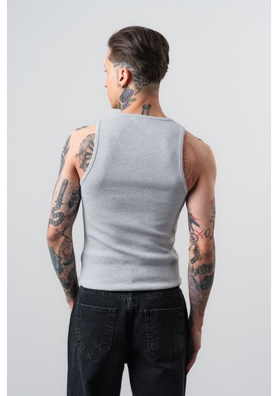 Respire Erkek Tank Top Atlet Gri