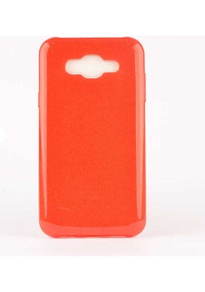 Samsung Uyumlu Galaxy J5 Kılıf Zore Shining Silikon Kırmızı