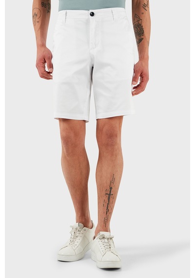Armani Exchange Erkek Short 8nzs42 Zn1rz 1100 Beyaz Beyaz