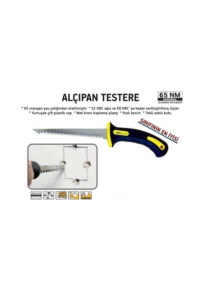 Alçıpan Testeresi Bıçkı 150 Mm