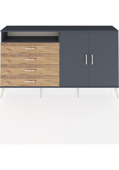 Arges Konsol 3 Raflı 4 Çekmeceli 2 Kapaklı 176x30x99 Antrasit-antrasit/çam Antrasıt/atlas Çam - Antrasıt Arges Konsol 3 Raflı 4 Çekmeceli 2 Kapaklı 176x30x99 Antrasit-antrasit/çam Antrasıt/atlas Çam - Antrasıt