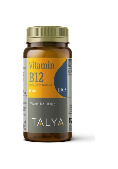 Talya Vitamin B12 İçeren Takviye Edici Gıda 60 Tablet 30 G - 2 Adet Tarı