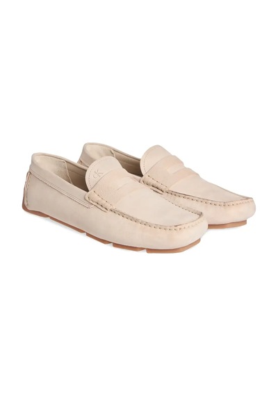 Calvin Klein Drıver Penny Erkek Bej Loafer Nubuk Ayakkabı