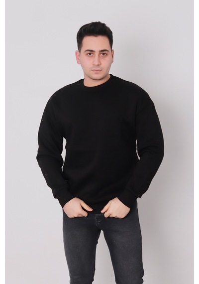 Fk Fashion Fkfashion Sweatshirt 23FK3213 Siyah