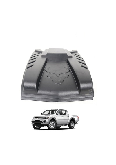Mitsubishi L200 2007-2015 Yıl Aralığı Uyumlu Ön Kaput Büyük Scoop Siyah