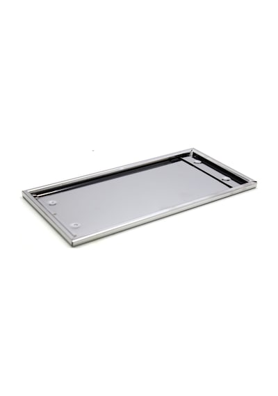 Trobus Araba Plaka Altlığı Krom Dikdörtgen Plakalık Vidalı 30x16 Cm