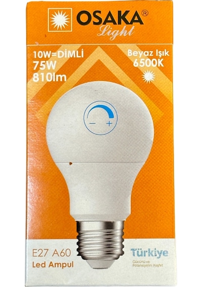 Osaka 10w 75w 6500k Beyaz Işık E27 Duylu Dim Edilebilir Led Ampul