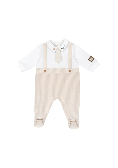 Chicco Erkek Bebek Paça İçinden Açılan Tulum 09101465000000 000061 Bej