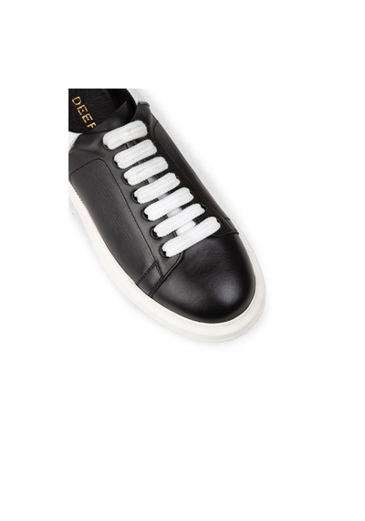 Deery Kadın Siyah Hakiki Deri Sneaker Ayakkabı - 01991zsyhp01 Siyah