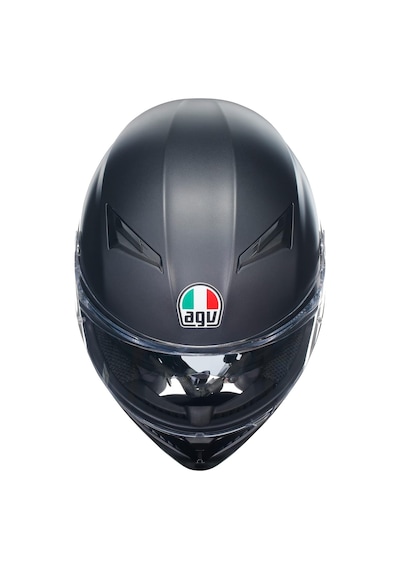 K3 Motosiklet Kaskı Mono Kapalı Kask Matt Black L Diğer