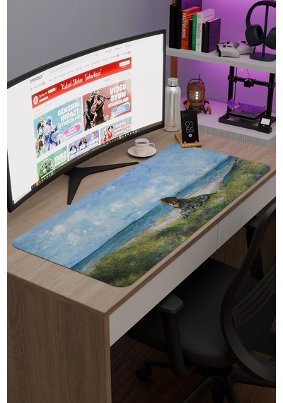 Vinland Saga Anime V3 - 90x40 Xxl Gaming Kauçuk Kaymaz Taban Mouse Pad Fare Altlığı