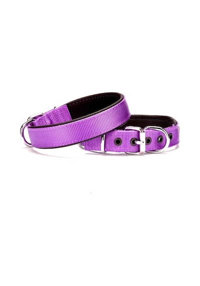 Doggie Comfort Sade Dokuma Boyun Tasması 2x35-40cm Mor