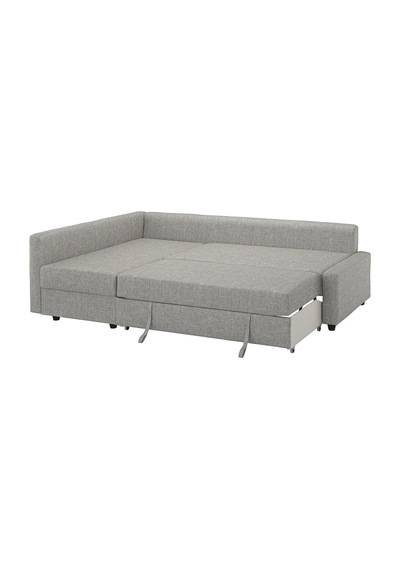 Ikea Gri Konforlu Kanepe - Bazalı Yataklı Köşe Kanepe
