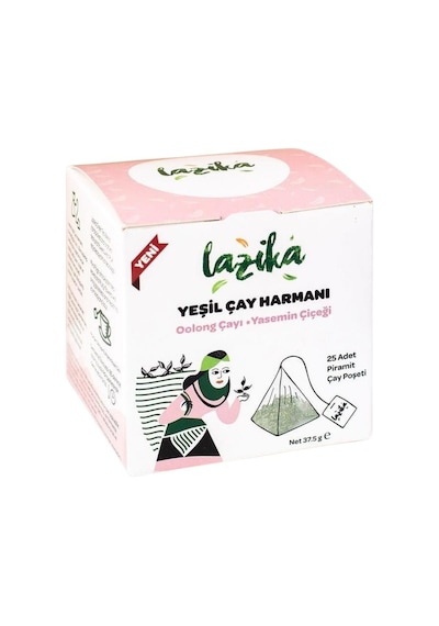 Lazika Yeşil Çay Harmanı Oolong Yasemin 25 Piramit Poşet