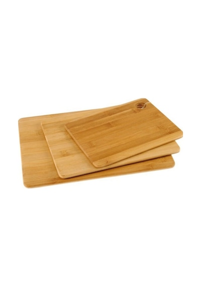 Bambu Kesim Tahtası -kesme Tahtası - Ekmek Tahtası - Et Tahtası-3 Lü Set