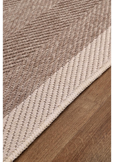 Anatolia Halı Premium Sisal Halı Kahve Balık Sırtı Desen
